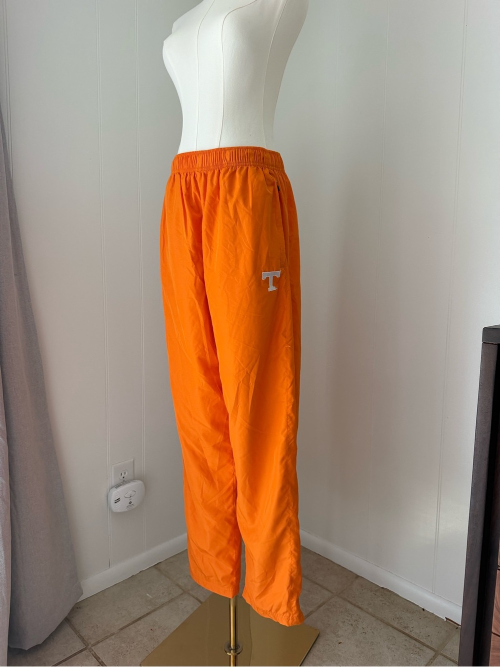 VINTAGE Adidas Orange Men's Track Pants with Small Logo - Univ of Tennessee